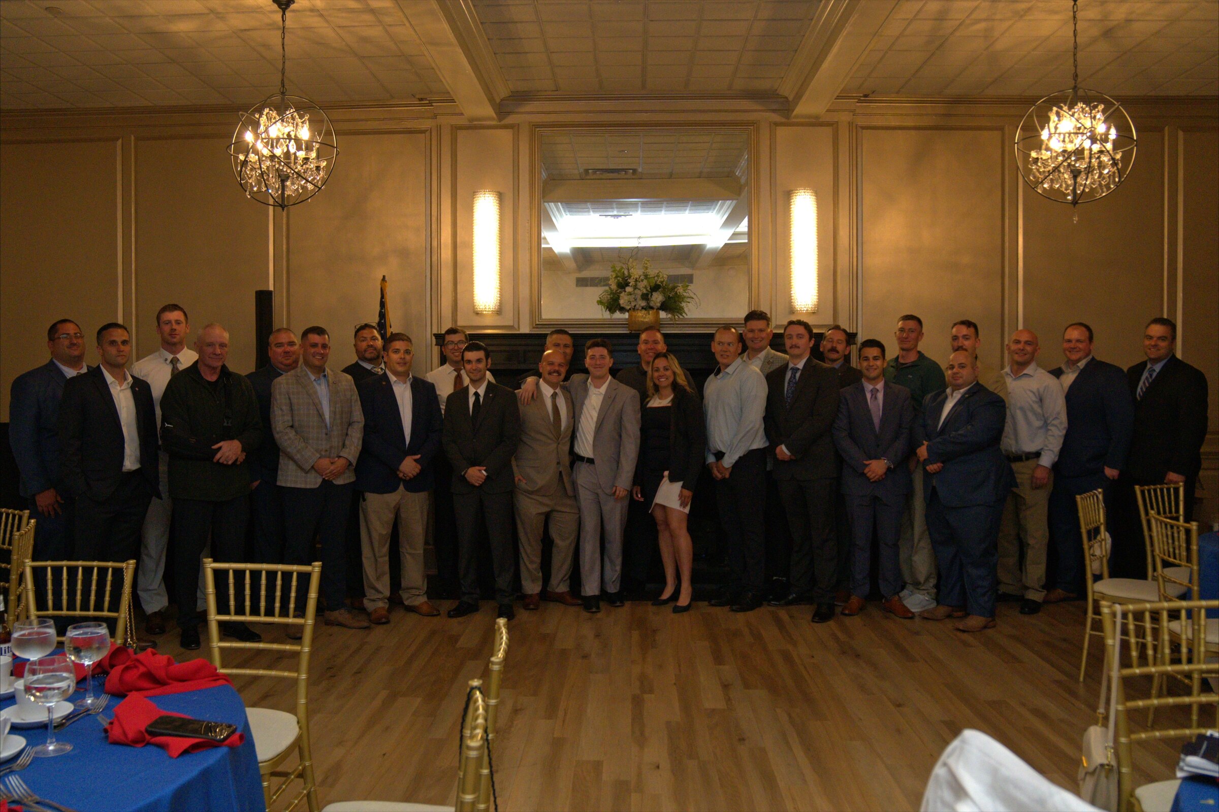 Members of IAFF Local 3874 gathered together at the association dinner
